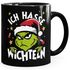 Tasse Weihnachten Grinch Spruch Lustig keine Menschen Geschenkidee Weihnachtsmuffel MoonWorks®preview