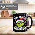 Tasse Weihnachten Grinch Spruch Lustig keine Menschen Geschenkidee Weihnachtsmuffel MoonWorks®preview