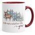 Tasse Weihnachten kaffeebecher It`s the most wonderful time of the year Hirsch Weihnachtsmotiv Autiga®preview