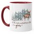 Tasse Weihnachten kaffeebecher It`s the most wonderful time of the year Hirsch Weihnachtsmotiv Autiga®preview