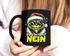 Tasse Weihnachten Merry Weihnachtsnörgler Nein Geschenkidee Weihnachtsmuffel Kaffebecher mit Aufdruck Lustig MoonWorks®preview