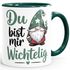 Tasse Weihnachten Wichtel Zwerg Spruch Botschaft Geschenkidee Freunde Familie Lieblingskollegen SpecialMe®preview