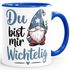 Tasse Weihnachten Wichtel Zwerg Spruch Botschaft Geschenkidee Freunde Familie Lieblingskollegen SpecialMe®preview