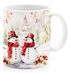 Tasse Weihnachten Wintertasse Weihnachtstasse XMAS Schneemann Wichtel Aquarell Weihnachtsgeschenk Moonworks®preview