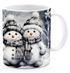 Tasse Weihnachten Wintertasse Weihnachtstasse XMAS Schneemann Wichtel Aquarell Weihnachtsgeschenk Moonworks®preview