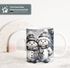 Tasse Weihnachten Wintertasse Weihnachtstasse XMAS Schneemann Wichtel Aquarell Weihnachtsgeschenk Moonworks®preview