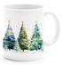 Tasse Weihnachten Wintertasse Weihnachtstasse XMAS Schneemann Wichtel Aquarell Weihnachtsgeschenk Moonworks®preview