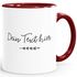 Tasse Wunschtext selbst gestalten mit eigenem Text personalisierte Geschenke individuell bedruckt eigene Wortepreview