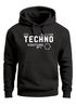 Techno Kapuzen-Pullover Hoodie Herren Männer Neverless®preview