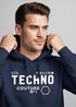 Techno Kapuzen-Pullover Hoodie Herren Männer Neverless®preview