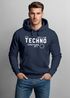 Techno Kapuzen-Pullover Hoodie Herren Männer Neverless®preview