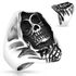 Totenkopf Ring Herren Skull Skelett Gothic Punk Massiv Rocker Knochen Edelstahlpreview