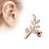 Tragus Ohr Piercing Stecker Helix Cartilage Barbell Blatt Leaf Autiga®preview