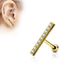 Tragus Ohr Piercing Stecker Helix Cartilage Barbell Stab Zirkonia Kristalle Autiga®preview