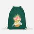 Turnbeutel Ananas Aloha Hawaii Blumen Pineapple Tropical Summer Jungle Paradise Hummingbird Gymsac Gymbag Autiga®preview