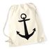 Turnbeutel Anker Hipster Beutel Tasche Anchor Jutebeutel Beuteltasche Gym Bagpreview