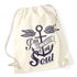 Turnbeutel Anker Hipster Beutel Tasche Anchor Wings Jutebeutel Beuteltasche preview