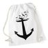 Turnbeutel Anker Vögel Hipster Beutel Tasche Anchor Birds Stringbag Beuteltaschepreview