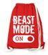 Turnbeutel Beast Mode On Bodybuilder Fitness Gym Bag - Moonworks®preview