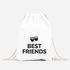 Turnbeutel - Beste Freunde Best Friends Geschenk - Gym Bag Moonworks®preview