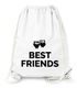 Turnbeutel - Beste Freunde Best Friends Geschenk - Gym Bag Moonworks®preview