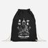 Turnbeutel Buddha Motiv Spruch Fuck Shui Schriftzug Mittelfinger japanische Schriftzeichen Fun Motiv Moonworks®preview