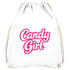 Turnbeutel - Candygirl - Accessoires Fasching Gadgets Spruch lustig Faschingsartikel Tasche Gymbag Moonworks®preview