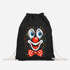 Turnbeutel - Clownsgesicht - Fasching Karneval Gadgets Spruch lustig Faschingsartikel Accessoires Tasche Gymbag Moonworks®preview