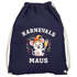 Turnbeutel - Comic Karnevalsmaus - Accessoires Fasching Gadgets Spruch lustig Faschingsartikel Tasche Gymbag Moonworks®preview