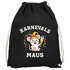Turnbeutel - Comic Karnevalsmaus - Accessoires Fasching Gadgets Spruch lustig Faschingsartikel Tasche Gymbag Moonworks®preview
