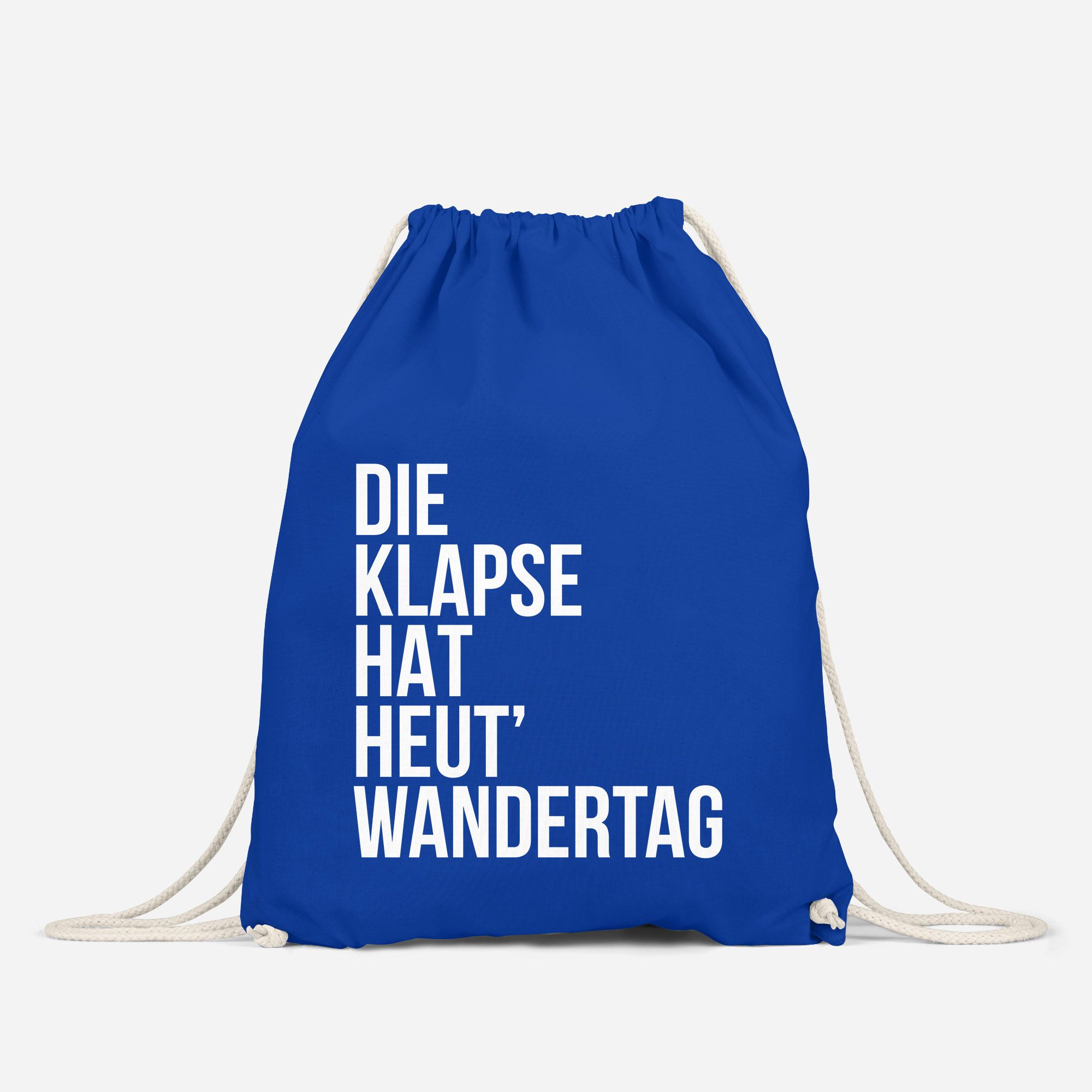Turnbeutel Die Klapse hat heute Wandertag - Gym Bag Sack ...