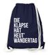 Turnbeutel Die Klapse hat heute Wandertag - Gym Bag Sack Witzig Lustig Sprüche - Moonworks®preview