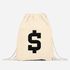 Turnbeutel Dollar Zeichen Symbol  Geldsack Money Bag Moonworks®preview