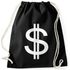 Turnbeutel Dollar Zeichen Symbol Money Bag Geldsack Moonworks®preview