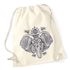 Turnbeutel Elefant Mandala Muster Hipster Beutel Tasche Jutebeutel Elephant Gymsacpreview