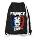 Turnbeutel EM WM Frankreich Löwe Flagge France Lion Flag Fußball MoonWorks®preview