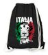 Turnbeutel EM WM Italien Löwe Flagge Italy Lion Flag Fußball MoonWorks®preview