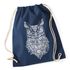 Turnbeutel Eule Aztekenmuster Boho Aztec Owl Hipster Beutel Tasche Bohemian Autiga®preview