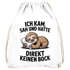 Turnbeutel Faultier Spruch Ich kam sah und hatte direkt kein Bock  lustig Gymbag Moonworks®preview