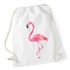 Turnbeutel Flamingo Gymsac aus reiner Baumwolle Sportbeutel Drawstring Autiga®preview