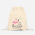 Turnbeutel Flamingo Ich bin ein Flamingo ich darf das Spruch Pusteblume Moonworks®preview