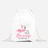 Turnbeutel Flamingo Ich bin ein Flamingo ich darf das Spruch Pusteblume Moonworks®preview