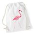 Turnbeutel Flamingo Polygon Blumen Flower Beutel Tasche Jutebeutel Gymsacpreview