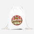 Turnbeutel - Fresh Hot Popcorn - Fasching Karneval Gadgets Spruch lustig Faschingsartikel Accessoires Tasche Gymbag Moonworks®preview