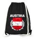 Turnbeutel Fußball EM WM Österreich Vintage Flagge Austria Flag Gymbag Moonworks®preview