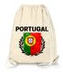 Turnbeutel Fußball EM WM Portugal Vintage Flagge Gymbag Moonworks®preview