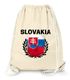 Turnbeutel Fußball EM WM Slowakei Flagge Vintage Slovakia Flag Gymbag Moonworks®preview