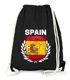 Turnbeutel Fußball EM WM Spanien Flagge Vintage Spain Flag Gymbag Moonworks®preview