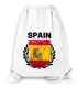 Turnbeutel Fußball EM WM Spanien Flagge Vintage Spain Flag Gymbag Moonworks®preview