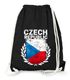 Turnbeutel Fußball EM WM Tschechien Flagge Vintage Czech Republic Flag Gymbag Moonworks®preview